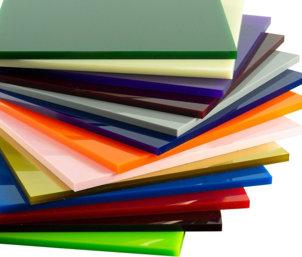 High-Quality Regular Acrylics Stacked Together