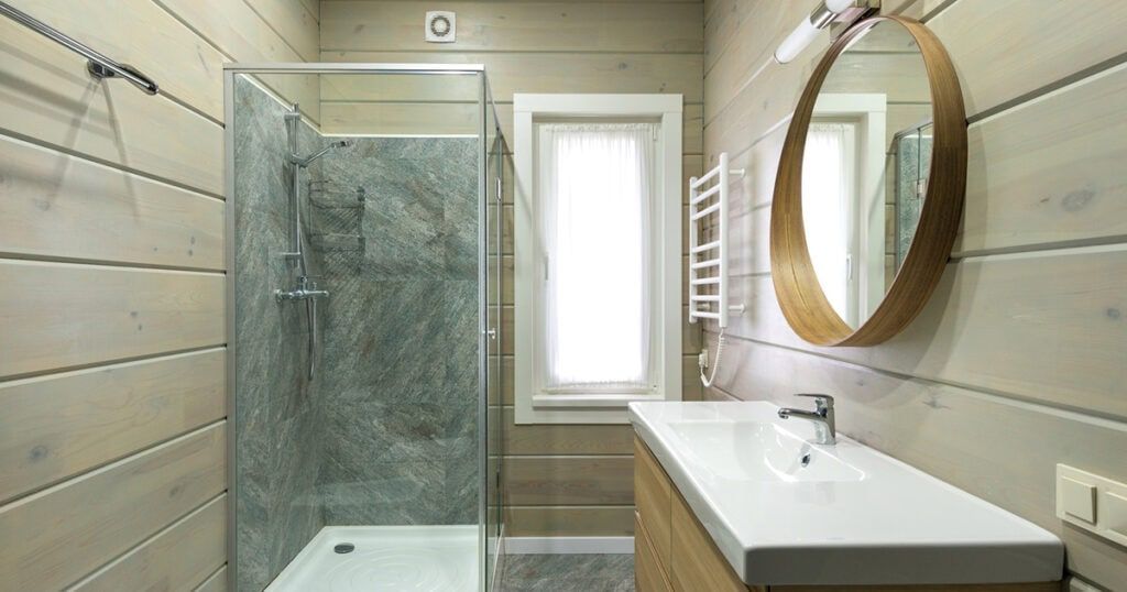 Sanitary Acrylic Sheets in a Bathroom
