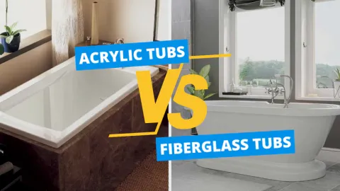 Acrylic vs Fiberglass Bathtubs