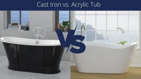 Acrylic vs Cast Iron Bathtubs